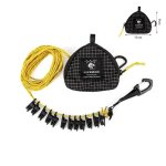 Corde a linge d'extérieur réglable et portable, pour camping voyage, corde de suspension coupe - vent ... Corde a linge d'extérieur réglable et portable, pour camping voyage, corde de suspension coupe - vent ...
