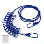 Corde a linge de voyage portable elastique réglable - ligne de vêtements de camping rétractable a 12 ... Corde a linge de voyage portable elastique réglable - ligne de vêtements de camping rétractable a 12 ...