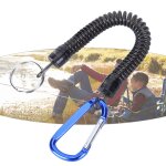 Corde manquante avec mousqueton 90 cm, connexion flexible, boucle de suspension, sangle anti - perte ... Corde manquante avec mousqueton 90 cm, connexion flexible, boucle de suspension, sangle anti - perte ...