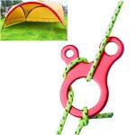 Corde a noeud rapide en alliage d'aluminium, multi outils pour l'extrieur, boucle antidrapante pour ...