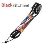 Corde de pied de planche de surf optique, laisse de planche de surf, emerillons en acier inoxydable tpu, ...