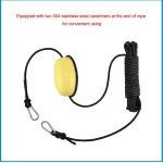 Corde de remorquage marine, flotteur a boule et crochet en acier inoxydable pour syst�me d'ancrages de ...