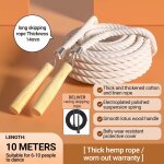 Corde a sauter en bois anti - ald, 3 / 10 / 15m, pour groupe de ressorts pour diabétique - type white ... Corde a sauter en bois anti - ald, 3 / 10 / 15m, pour groupe de ressorts pour diabétique - type white ...