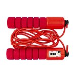 Corde a sauter avec compteur automatique, rouge Corde a sauter avec compteur automatique, rouge