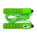 Corde a sauter avec compteur automatique, vert