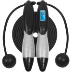 Corde a sauter r�glable pour l'int�rieur et l'ext�rieur, compteur de calories, alarme et poids inclus ...