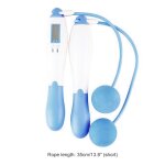 Corde a sauter sans corde avec compteur de calories numriques, rglable en intrieur ou en extrieur, ...