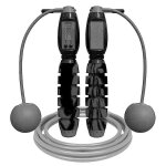 Corde a sauter sans corde avec compteur de calories rglable, pour exercices d'arobic et d'endurance ...