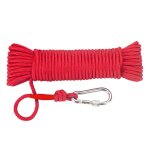 Corde de sauvetage d'urgence 8mm, corde de p�che magn�tique avec boucle d'escalade, corde de s�curit� ...
