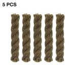 Corde de survie en fer blanc, 5 / 10 pi�ces, allume - feu en cire etanche pour randonn�e en plein air, ...
