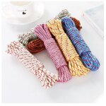 Corde de tente tress�e en nylon 10m / rouleau, utilitaire en polypropyl�ne, corde de camping, sports ...