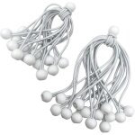 Cordon elastique, 30 pi�ces, crochet elastique, elastique avec boule en plastique, tendeurs de tente ...