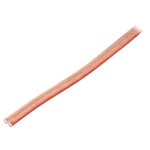 Cordon de haut parleurs 25m - transparent
