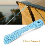 Cordon de parachute lumineux en paracorde 2025 a 9 brins, corde de survie en plein air phosphorescente, ...