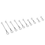 Corps de mouches de pche, pack de 10, tiges articules
