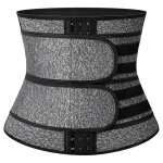 Corset d'entranement de taille pour hommes, sauna, sueur, ventre, ceinture de sport, compression, faonnant ...