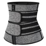 Corset d'entranement de taille pour hommes, sauna, sueur, ventre, ceinture de sport, compression, faonnant ...