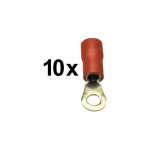 Cosse a oeillet sinuslive rks - 15 p 1. 5 mm partiellement isolé rouge 10 pcs Cosse a oeillet sinuslive rks - 15 p 1. 5 mm partiellement isolé rouge 10 pcs
