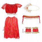 Costume de danse du ventre pour enfants,