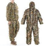Costume ghillie de plein air 3d, 1 ensemble de vtements de camouflage, vtements de chasse dans la jungle, ...