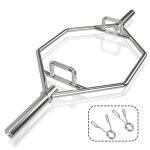 Costway barre de piège olympique hexagonale haltérophilie charge 363kg, manchons 25 cm, poignées texturées, ... Costway barre de piège olympique hexagonale haltérophilie charge 363kg, manchons 25 cm, poignées texturées, ...
