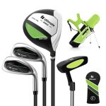 Costway ensemble de sac de golf pour enfants 5 a 7 ans trépied - capuche anti - pluie - fairway n3, fers ... Costway ensemble de sac de golf pour enfants 5 a 7 ans trépied - capuche anti - pluie - fairway n3, fers ...