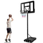 Costway panier de basket - ball sur pied 130 - 305 cm hauteur réglable avec filet en nylon, panneau incassable ... Costway panier de basket - ball sur pied 130 - 305 cm hauteur réglable avec filet en nylon, panneau incassable ...