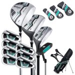 Costway set de golf 11 clubs - droitier hommes - driver, bois de parcours, hybride, 5 fers, putter - ... Costway set de golf 11 clubs - droitier hommes - driver, bois de parcours, hybride, 5 fers, putter - ...