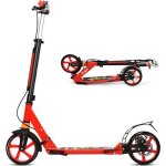 Costway trottinette enfant a 2 roues pliable avec frein 3 hauteures aajustables fait en alliage d'aluminium ...