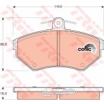 Cotec, kit de plaquettes de frein trw