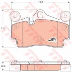 Cotec, kit de plaquettes de frein trw