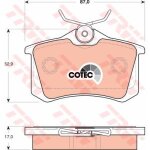 Cotec, kit de plaquettes de frein trw