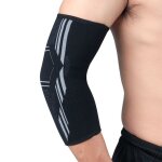 Coudire elastique de sport, 1 pice, protection du coude, absorbe la sueur, pour le basket ball, manchon ...