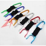 Couleur alatoire en aluminium mousqueton porte - cls crochet pince equipement de camping edc engrenage ...