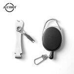 Coupe - cravate rapide 2 / 3 en 1, aiguiseur de crochet, matriel de pche, porte - cls rtractable, ...