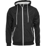 Coupe - vent style bomber - homme - by016 - noir et blanc