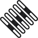 Courroies de bicyclette 5pcs, courroies en silicone de bicyclette de support de bâti de ruban de cravate ... Courroies de bicyclette 5pcs, courroies en silicone de bicyclette de support de bâti de ruban de cravate ...