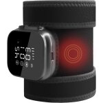 Coussin chauffant flexible pour bras avec chaleur & vibration & lumire rouge, coussin chauffant pour ...