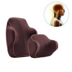 Coussin lombaires + oreillers de cou pour voiture, oreillers lombaire mousse a mémoire, soulagent la ... Coussin lombaires + oreillers de cou pour voiture, oreillers lombaire mousse a mémoire, soulagent la ...