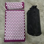 Coussin de massage a aiguilles de fabricant originel couleur violet pour yoga avec rembourrage et sac ...