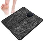 Coussin de massage des pieds a micro - courant, rglable, ems, soulagement de la douleur musculaire, ...