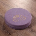 Coussin de mditation de yoga en lin, 40x6cm, oreiller de dossier, tatami japonais, polymres perfecand, ...