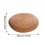 Coussin de mditation de yoga zafu en paille, style japonais, tatami, doux et confortable, rempli avec ...