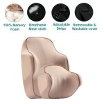 Coussin orthopédique appui support tête dorsal soutien lombaire maux de dos, format voyage, pour voiture, ... Coussin orthopédique appui support tête dorsal soutien lombaire maux de dos, format voyage, pour voiture, ...