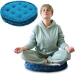 Coussin de yoga et méditation zafu - coussins de sol rond oreiller ergonomique support idéal pour la ... Coussin de yoga et méditation zafu - coussins de sol rond oreiller ergonomique support idéal pour la ...