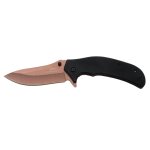 Couteau assisté third k1903bk, manche g10 noir, lame acier inoxydable 8cr14mov 9. 1 cm titane brun plaqué, ... Couteau assisté third k1903bk, manche g10 noir, lame acier inoxydable 8cr14mov 9. 1 cm titane brun plaqué, ...