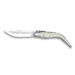 Couteau bandolier martinez albainox albainox albainox n? 0 mango imitation nacre 9 cm tle d'acier inoxydable ...