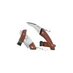 Couteau a champignon maserin lame inox + brosse / manche bubinga 12 cm Couteau a champignon maserin lame inox + brosse / manche bubinga 12 cm