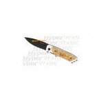 Couteau laguiole lame noire avec clip de ceinture
