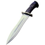 Couteau muela de luxe avec vinaigrier podenquero podenquero - gj, mova lame 26 cm, 13 cm poigne sanglier ...
